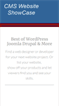 Mobile Screenshot of cmswebsiteshowcase.com