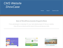 Tablet Screenshot of cmswebsiteshowcase.com